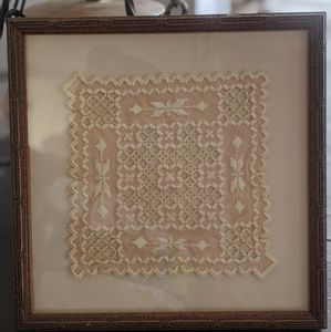 Cute Framed Lace Doily